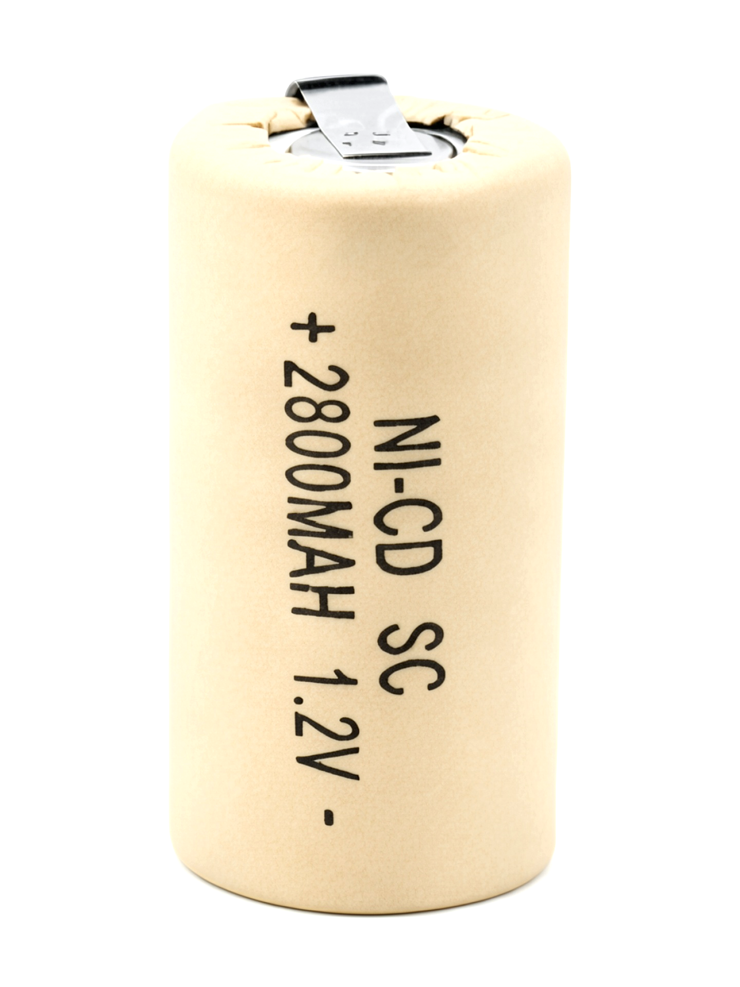 PERSISTINVISITING|1.2V 2800mAh Ni-Cd SC Rechargeable Battery Cell with Solder Tabs for DIY Battery Pack Replacement - Image 3